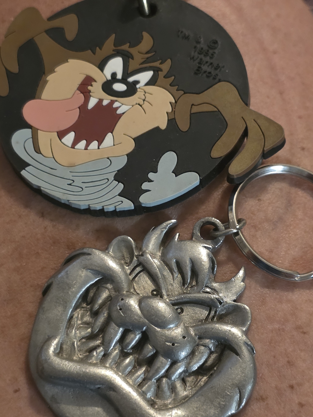 Warner Bros. Tasmanian Devil Metal Tag - Silver